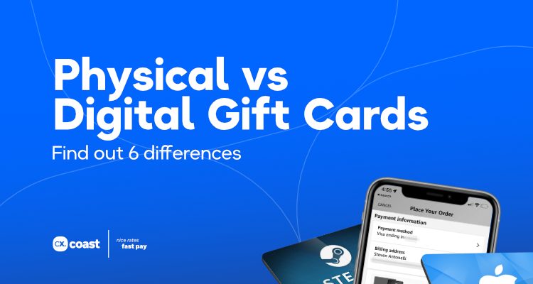 Physical vs digital gift cards